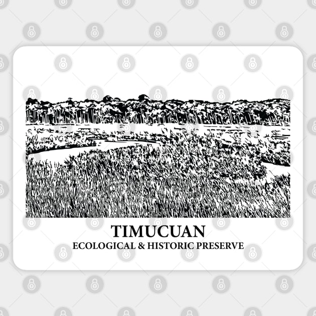 Timucuan Ecological & Historic Preserve Magnet by Lakeric